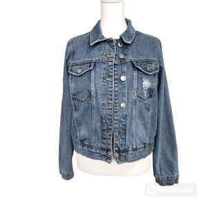 Topshop Blue Jean Jacket